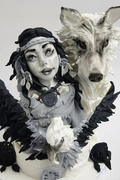 Native Woman -50 cakes of grey collaboration  - Cake by N SUGAR ART