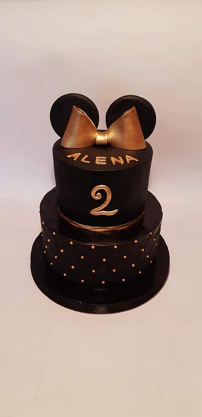 Black golden cake - Cake by Zerina