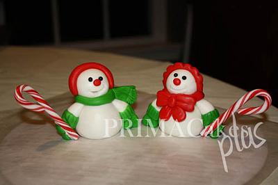 Christmas Cake Toppers - Cake by Prima Cakes and Cookies - Jennifer