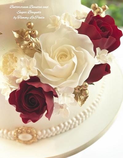 ~ Sugar Flower Elegance ~ - Cake by Tammy LaPenta