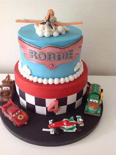 Disney cars and planes - Cake by The Buttercream Kitchen