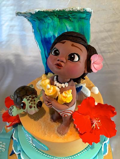 Baby MOANA cake  - Cake by Ritzy