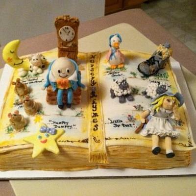 Nursery RhymeBook Cake - Cake by Patty Cake's Cakes