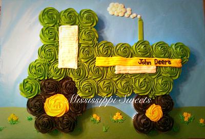 John Deere Cupcake Cake - Cake by Wendy McMullen