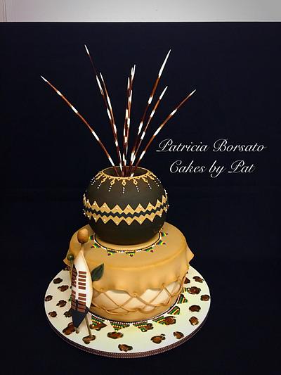 Traditional African Wedding Cake  - Cake by Cakes by Pat