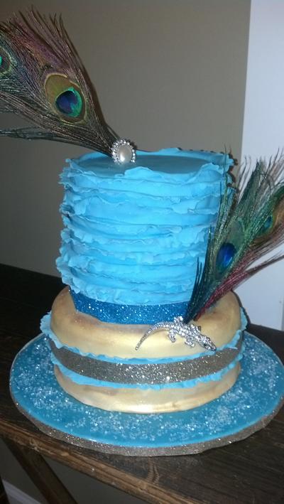 Feathers - Cake by Nikki 
