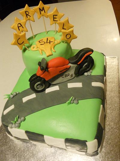 For a biker!  - Cake by Camilla Rosso