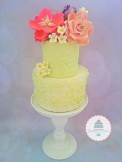 intimate wedding - Cake by Frosted Dreams 