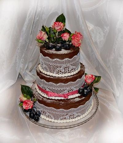 wedding chocolate cake - Cake by Aleksandra