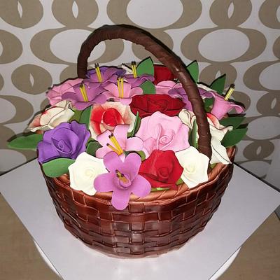 Basket cake - Cake by Laverna 