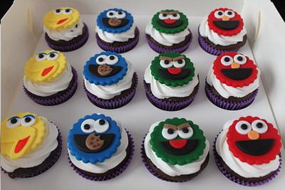 Sesame Street Cupcakes - Cake by Anniescakes