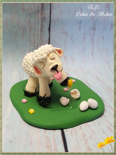 Wolly and the broken egg - Cake by Effi's Cakes & Bakes 
