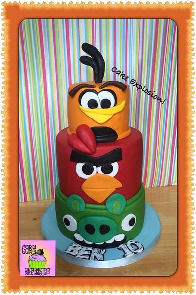 Angry Birds cake & cupcakes - Cake by Cake Explosion!