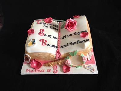 Beauty and the Beast themed cake  - Cake by CAKE! ...by Kate