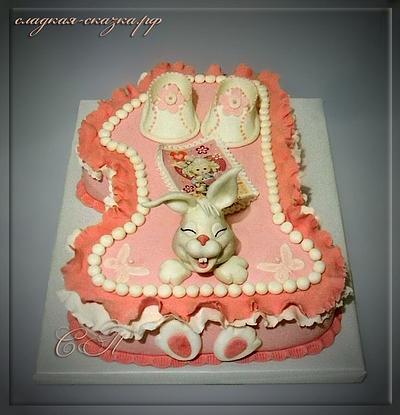 Cake "Edinichka with Bunny" - Cake by Svetlana