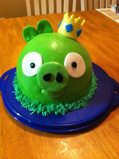 Bad piggy cake - Cake by Lori