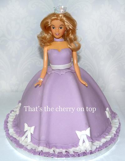 lavender doll cake  - Cake by charmaine