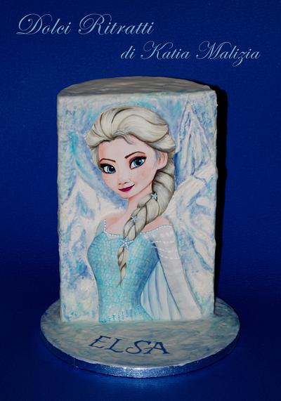 Elsa Frozen Cake - Cake by Katia Malizia 