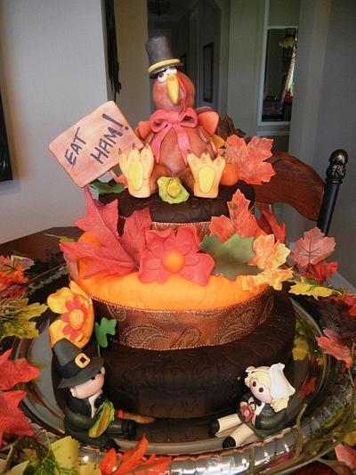 Thanksgiving Delight - Cake by Fun Fiesta Cakes  