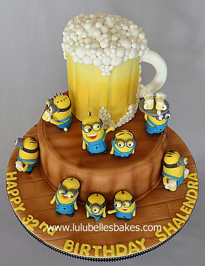 Beer drinking minions! - Cake by Lulubelle's Bakes