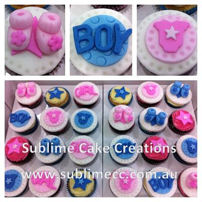 BABY SHOWER CUPCAKES - Cake by Sublime Cake Creations