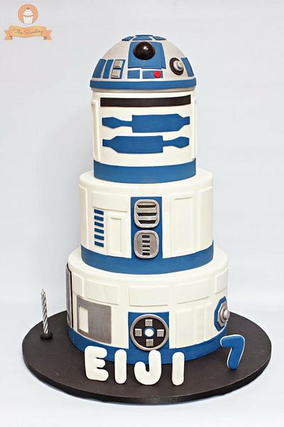 Star Wars Cake -R2D2 - Cake by The Sweetery - by Diana
