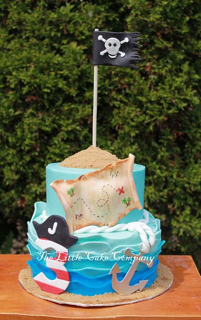 pirate theme birthday cake - Cake by The Little Cake Company