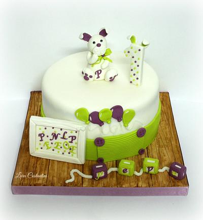 FIRST BIRTHDAY PENELOPE - Cake by Lara Costantini