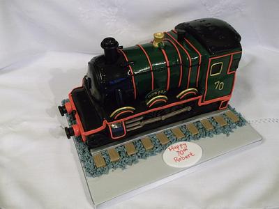 Great Western Steam Train - Cake by Jayne Worboys