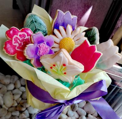 Mother's day flower bouquet - Cake by Passant87