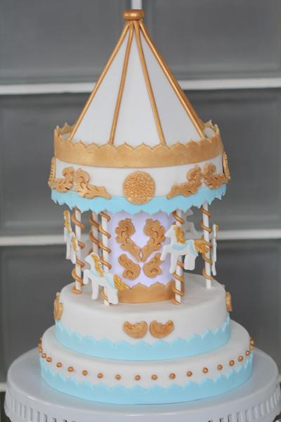 Carousel birthday cake  - Cake by babeebubu