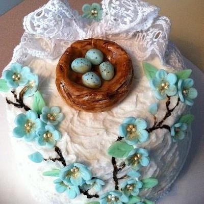 Bird's Nest Cake - Cake by Patty Cake's Cakes