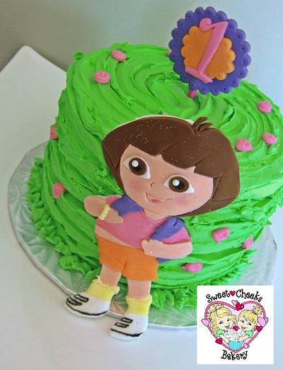 Dora 1st Birthday - Cake by Jenny