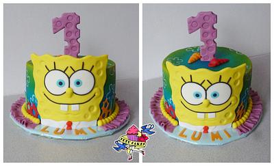 Spongebob for 1st birthday - Cake by Petra Krátká (Petu Cakes)
