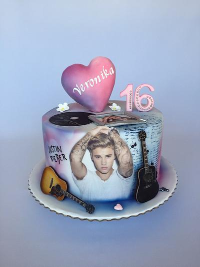 Justin Bieber birthday cake  - Cake by Layla A