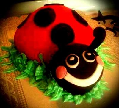 Ladybug - Cake by Jennifer 