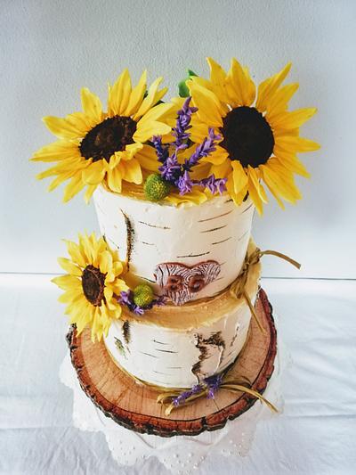 Sunflower - Cake by alenascakes