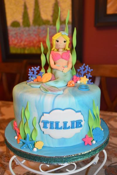 Mermaid Cake for Tillie's 8th Birthday! - Cake by Ellie1985