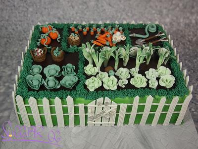 Garden & veggies Cake - Cake by suGGar GG