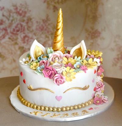 Vintage Unicorn !  - Cake by Somoshree Khandekar 