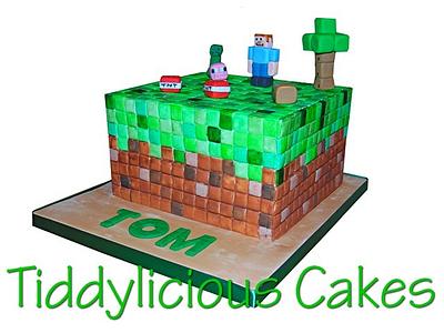 minecraft cake - Cake by Tiddy