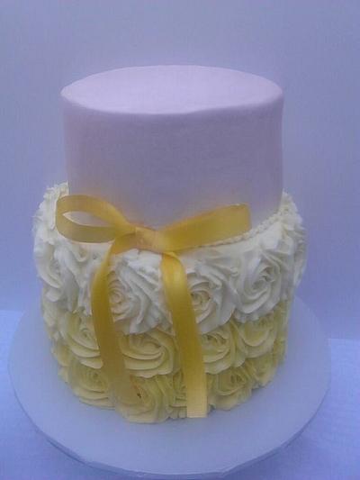 Simple & Elegant Wedding Cake - Cake by K Blake Jordan