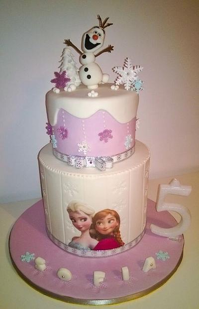 Frozen cake - Cake by ElasCakes