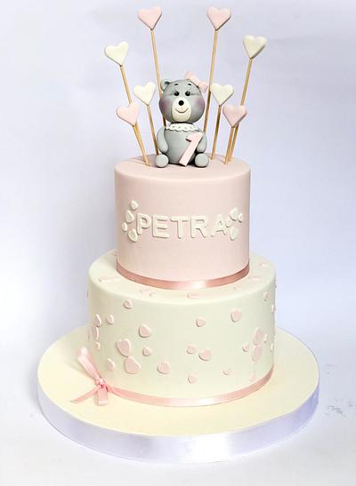 Girly Teddy Bear birthday cake - Cake by Torte by Amina Eco