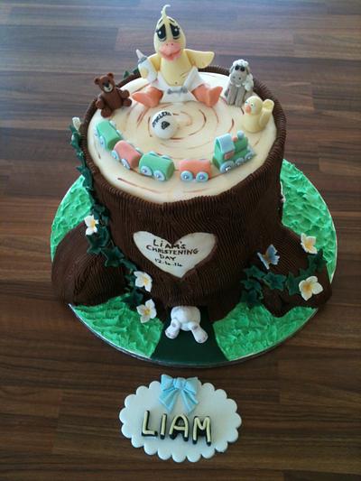 Woodland christening cake - Cake by maud
