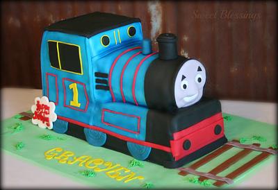 Thomas the Tank Engine - Cake by SweetBlessings