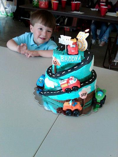 A Birthday Cake for Brody - Cake by SweetPsCafe