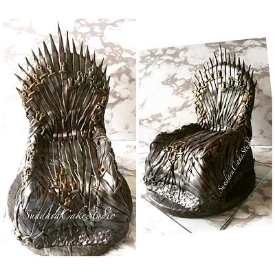 The Iron Throne - Cake by Sherikah