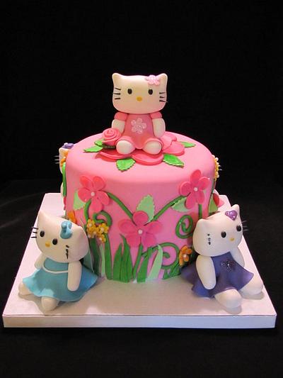 Hello Kitty(s) Cake - Cake by Lani Paggioli