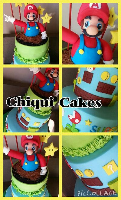 Super Nario Bros - Cake by ChiquiCakes